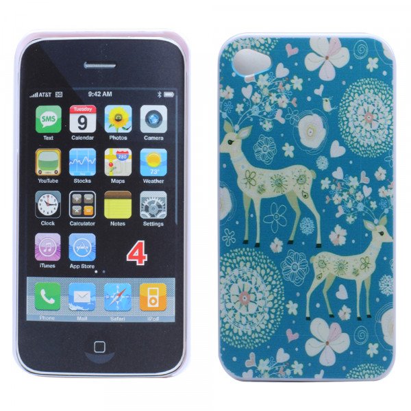 Wholesale iPhone 4 4S Reindeer Design Hard Case (Reindeer)